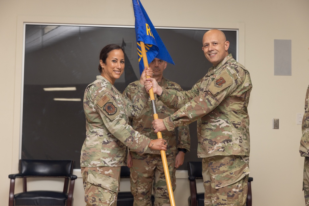 203rd RED HORSE Change of Command