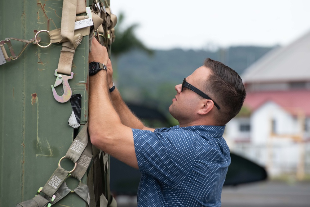 39th AS C130s deliver cargo to Panama