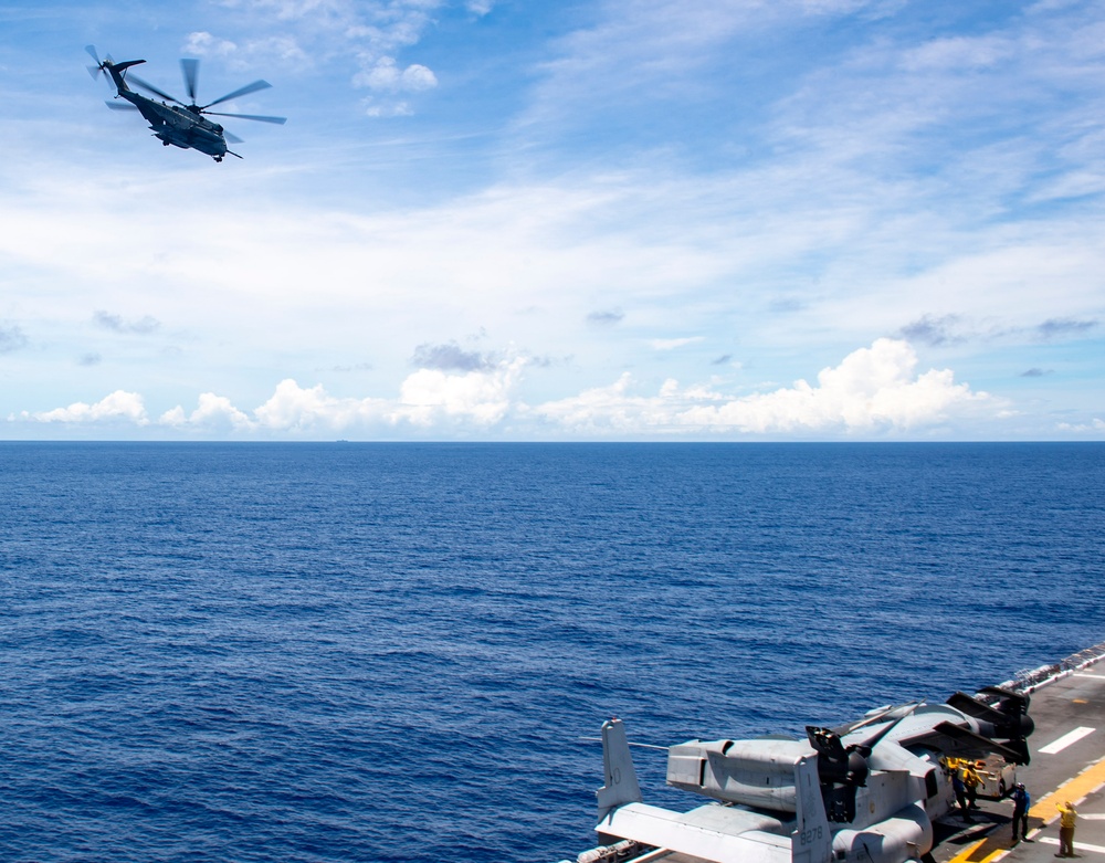 USS America (LHA 6) Conducts Rotor Wing Flight Operations