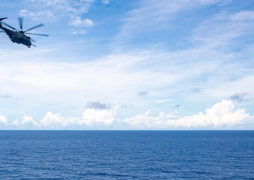 USS America (LHA 6) Conducts Rotor Wing Flight Operations