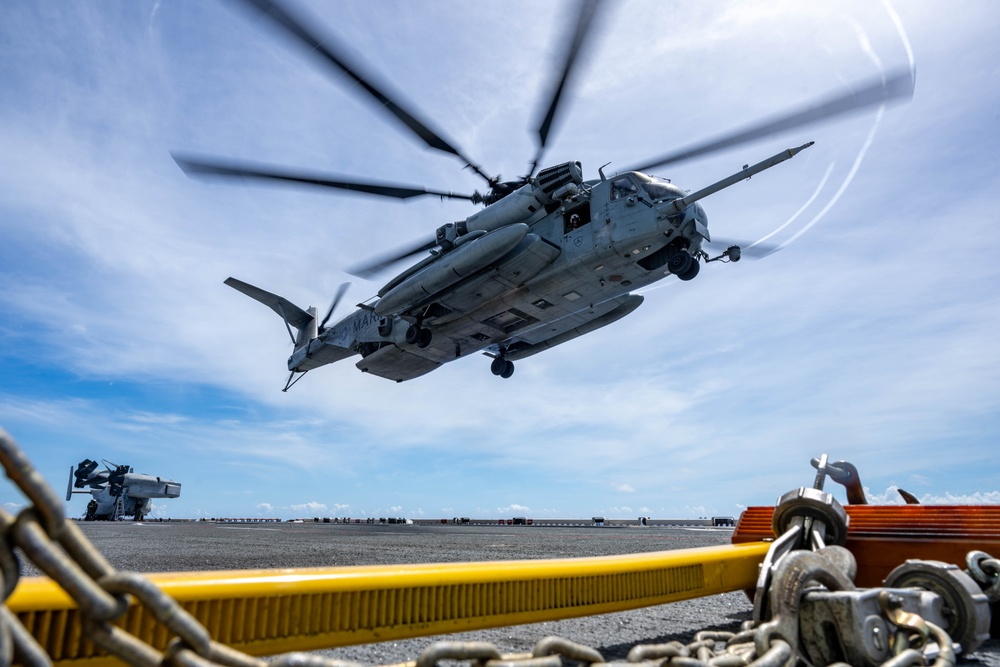 USS America (LHA 6) Conducts Rotor Wing Flight Operations