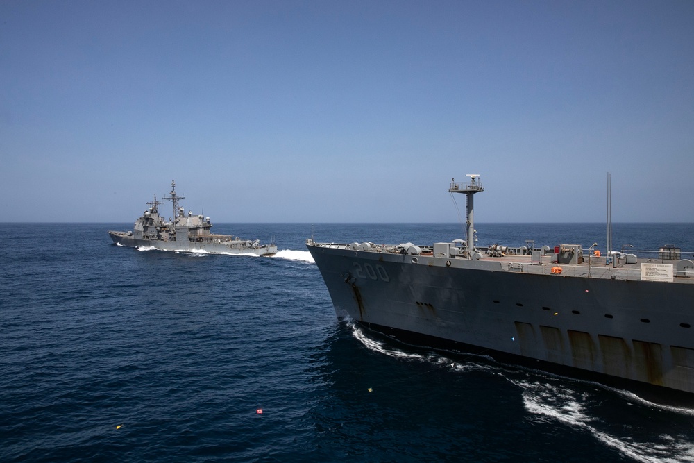 USS Wayne E. Meyer conducts operations in the U.S. Central Command area of responsibility as part of the Carl Vinson Carrier Strike Group