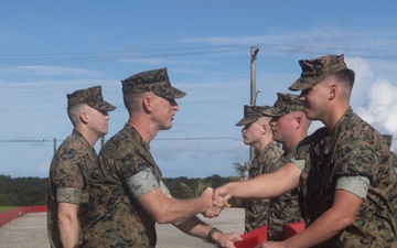 First meritorious Sergeant promotions on Camp Blaz
