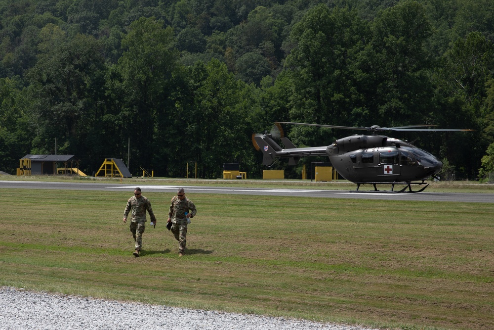 Command Sgt. Maj. Hammack Shoot Off competitors are tested with M9 marksmanship