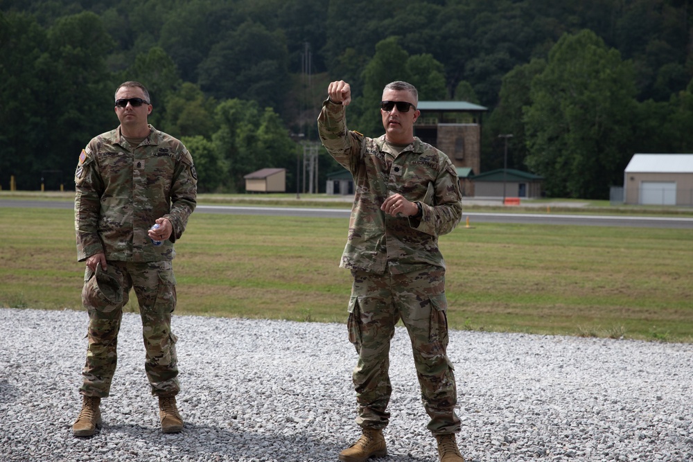 Command Sgt. Maj. Hammack Shoot Off competitors are tested with M9 marksmanship