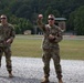 Command Sgt. Maj. Hammack Shoot Off competitors are tested with M9 marksmanship
