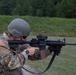 Cmd. Sgt. Maj. Hammack Shoot Off Competitors are tested with dominant and non-dominant hand M4 marksmanship