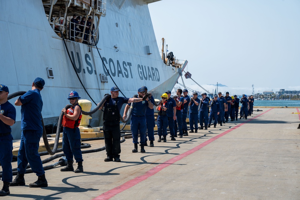 Coast Guard Cutter Bertholf Returns to Home Port on Aug. 10, 2025