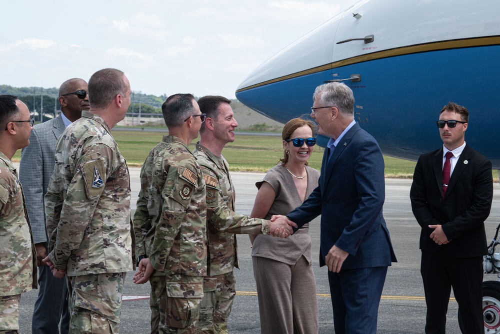 SECAF visits Yokota Air Base