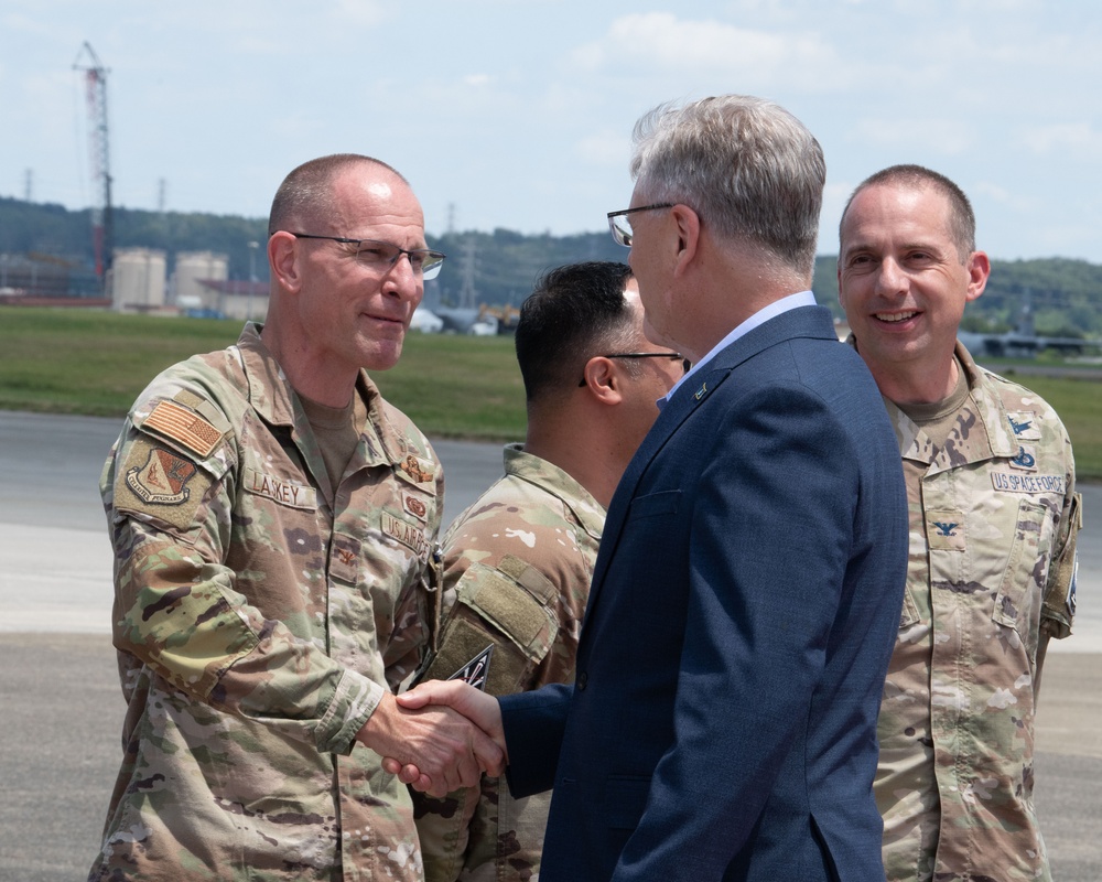 SECAF visits Yokota Air Base