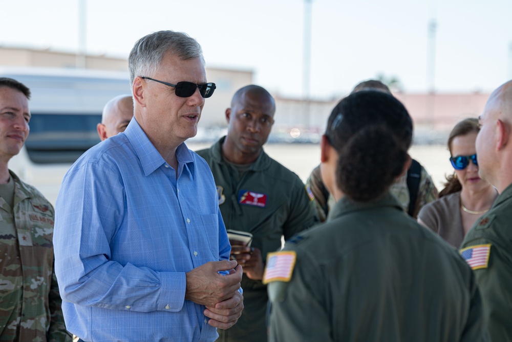 SECAF visits Yokota Air Base
