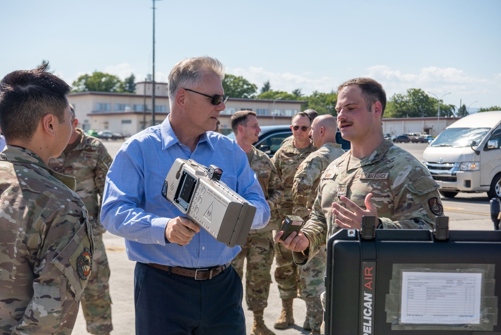SECAF visits Yokota Air Base