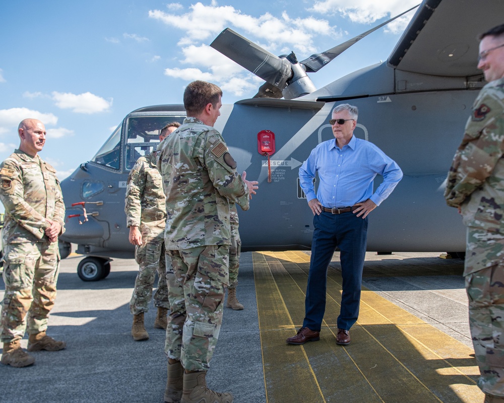 SECAF visits Yokota Air Base