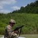 1092nd Engineer Battalion Cmd. Sgt. Maj. Hammack Shoot Match competitors are physically tested with a stress shoot