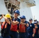 U.S. Coast Guard Cutter Bertholf returns to Alameda from 70-day deployment on the southwest border maritime boundary line near San Diego, California