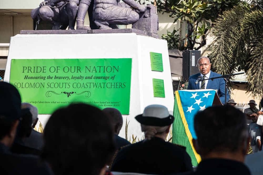 MRF-D 25.3: Commemoration of Solomon Island Scout Coastwatchers