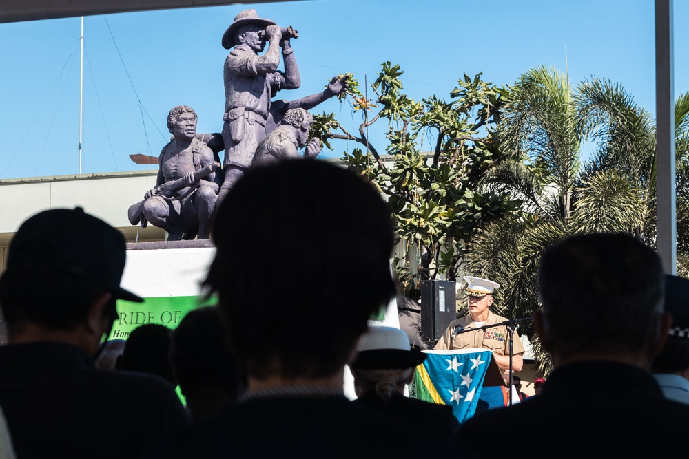 MRF-D 25.3: Commemoration of Solomon Island Scout Coastwatchers