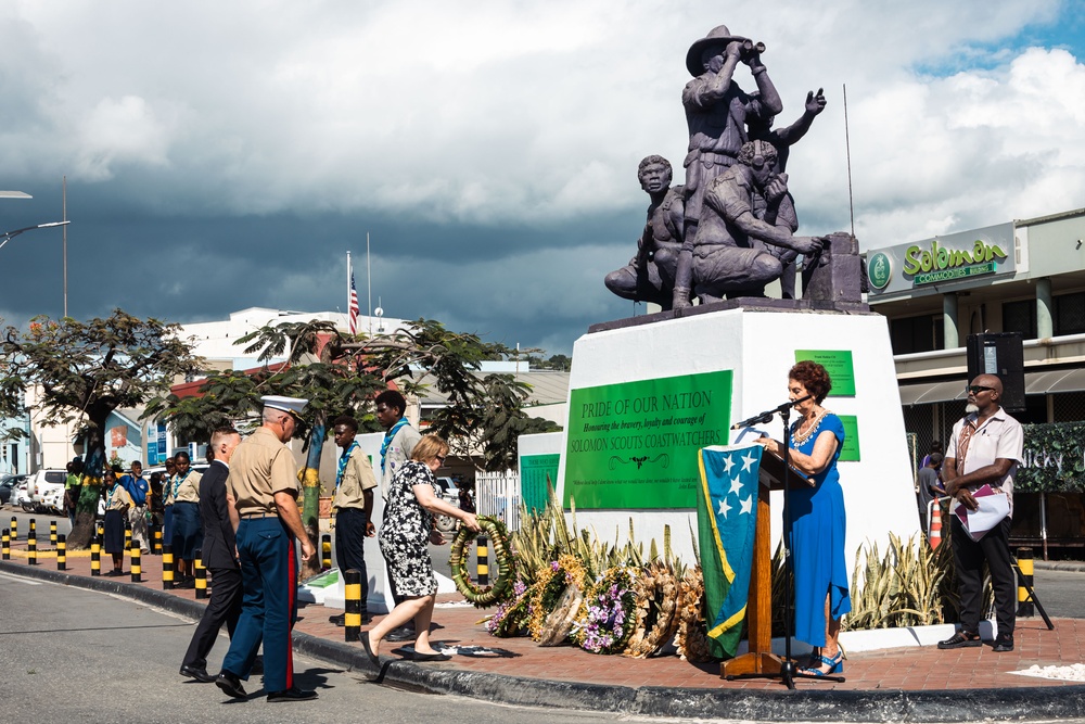 MRF-D 25.3: Commemoration of Solomon Island Scout Coastwatchers