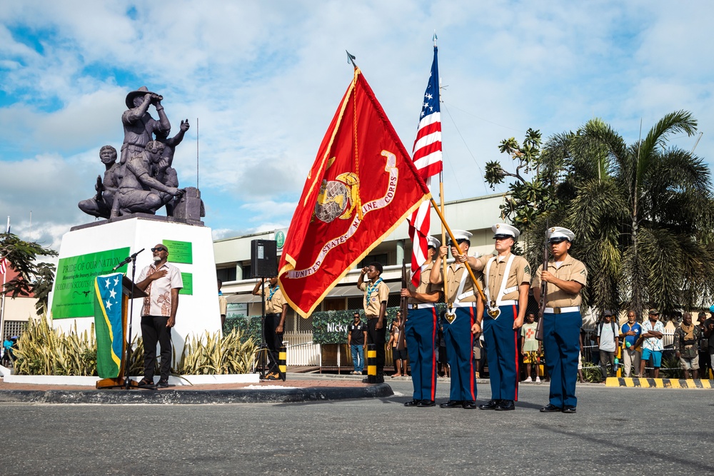 MRF-D 25.3: Commemoration of Solomon Island Scout Coastwatchers