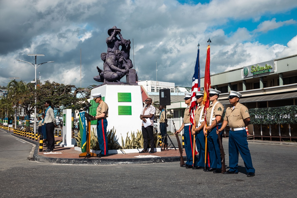 MRF-D 25.3: Commemoration of Solomon Island Scout Coastwatchers
