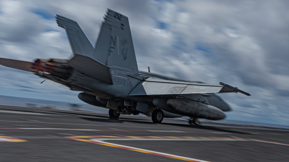 George Washington Conducts Flight Operations
