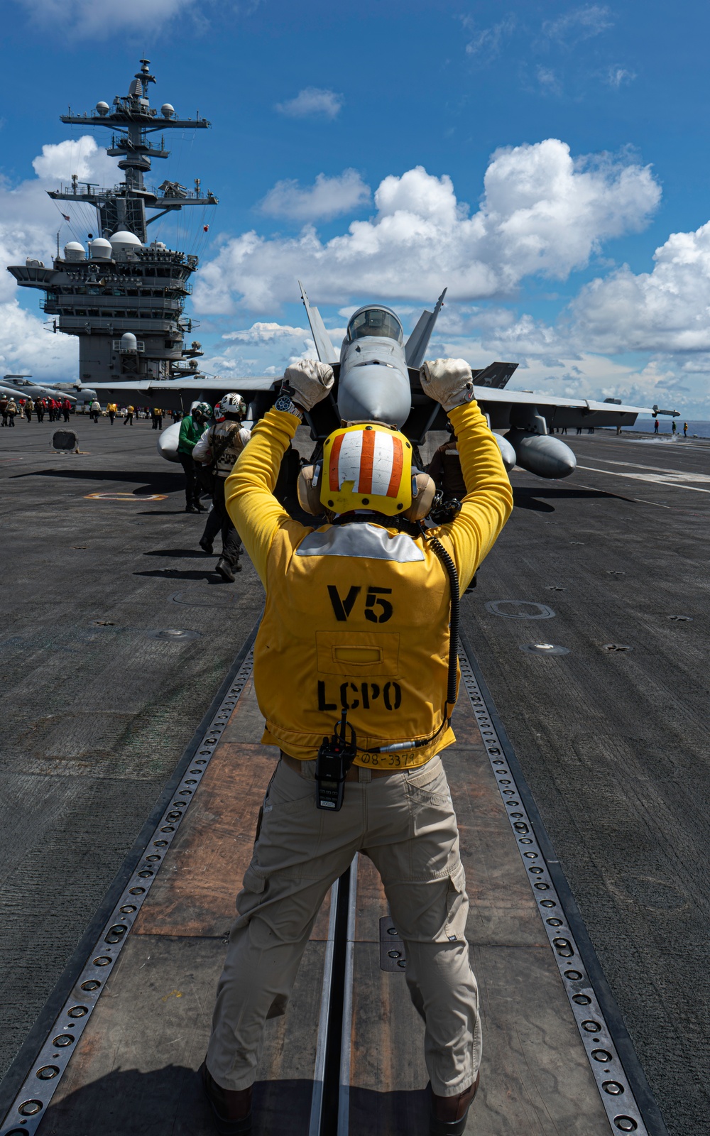 George Washington Conducts Flight Operations