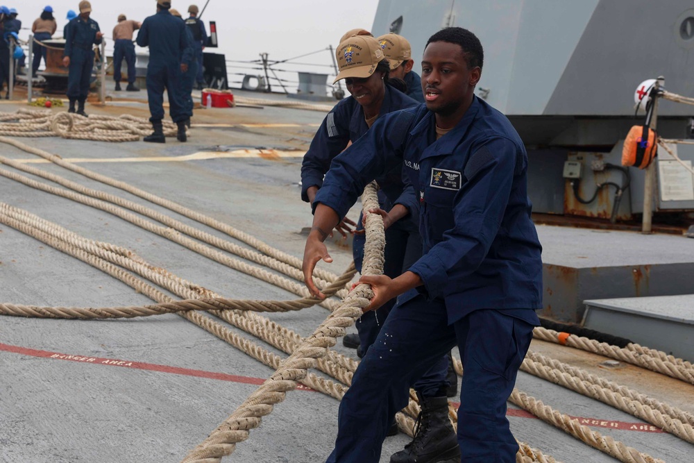 USS FORREST SHERMAN (DDG 98) SEA AND ANCHOR.