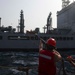 USS FORREST SHERMAN (DDG 98) CONDUCTS RAS.