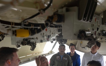 Okinawa Defense Bureau visits U.S. Navy assets on Kadena Air Base