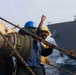 USS FORREST SHERMAN (DDG 98) CONDUCTS RAS.