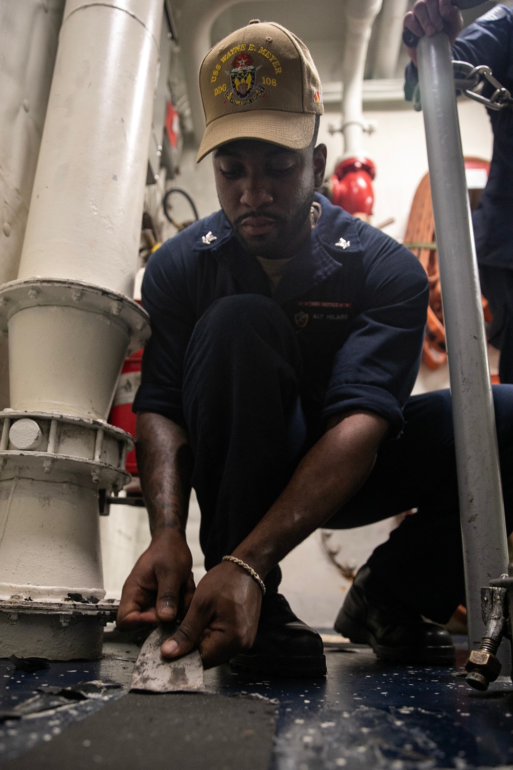 USS Wayne E. Meyer conducts operations in the U.S. Central Command area of responsibility as part of the Nimitz Carrier Strike Group