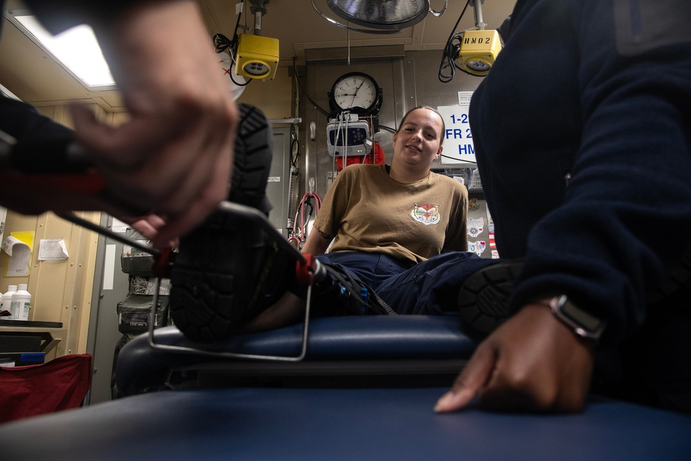 USS Wayne E. Meyer conducts operations in the U.S. Central Command area of responsibility as part of the Nimitz Carrier Strike Group