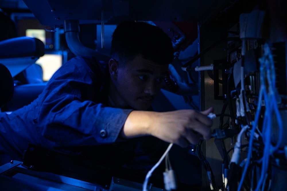USS Wayne E. Meyer conducts operations in the U.S. Central Command area of responsibility as part of the Nimitz Carrier Strike Group