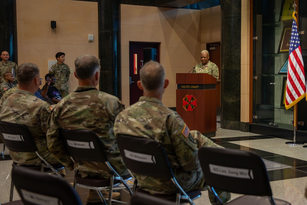 1st Sgt Chole Allen Frocking Ceremony