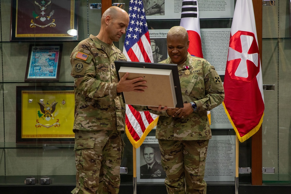 1st Sgt Chole Allen Frocking Ceremony