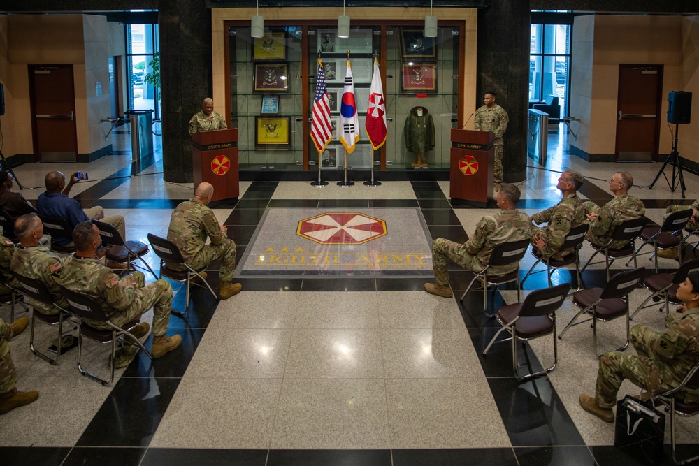 1st Sgt Chole Allen Frocking Ceremony
