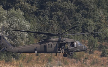 1st Armored Division Combat Aviation Brigade Conducts Aerial Fire Suppression Operations in Bulgaria