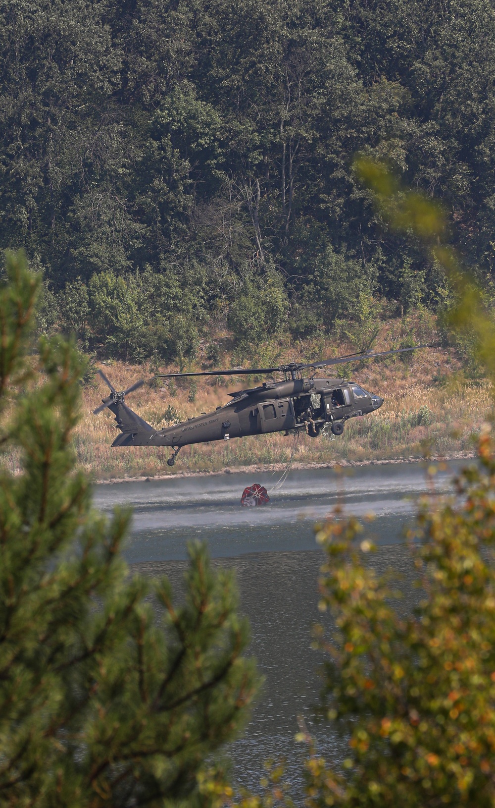 1st Armored Division Combat Aviation Brigade Conducts Aerial Fire Suppression Operations in Bulgaria