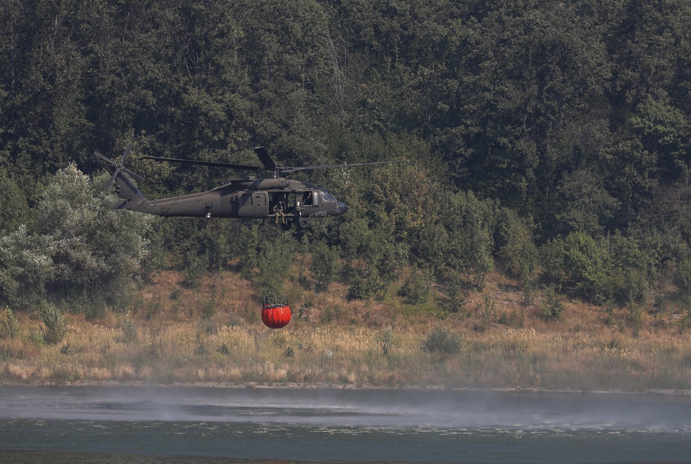 1st Armored Division Combat Aviation Brigade Conducts Aerial Fire Suppression Operations in Bulgaria