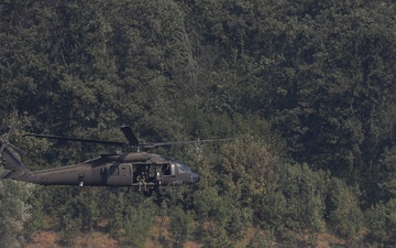 1st Armored Division Combat Aviation Brigade Conducts Aerial Fire Suppression Operations in Bulgaria