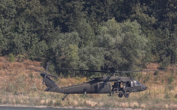 1st Armored Division Combat Aviation Brigade Conducts Aerial Fire Suppression Operations in Bulgaria