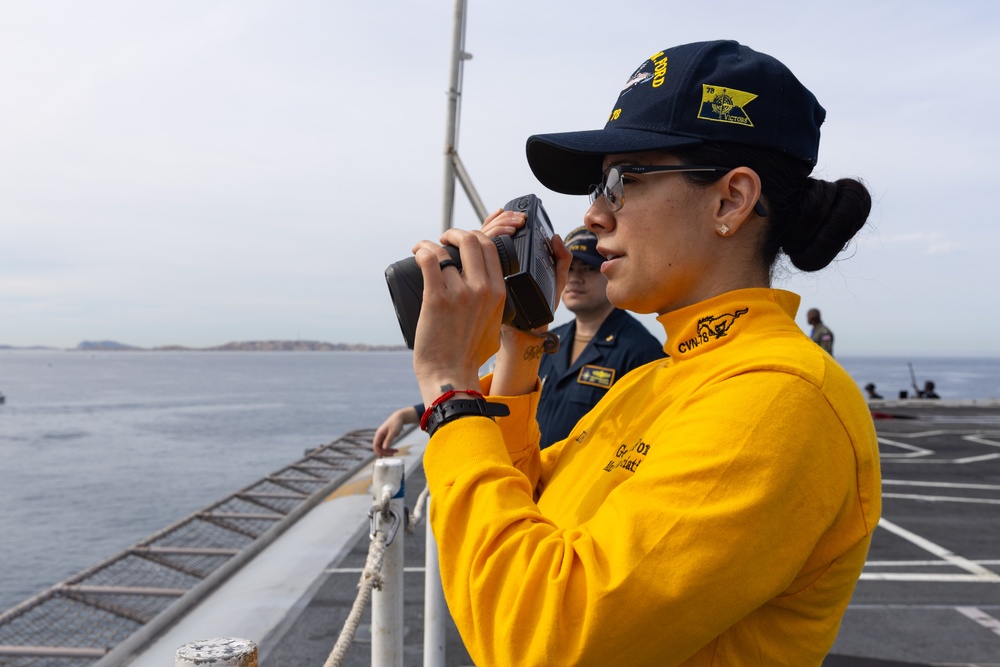 USS Gerald R. Ford (CVN 78) Arrives in Marseille, France