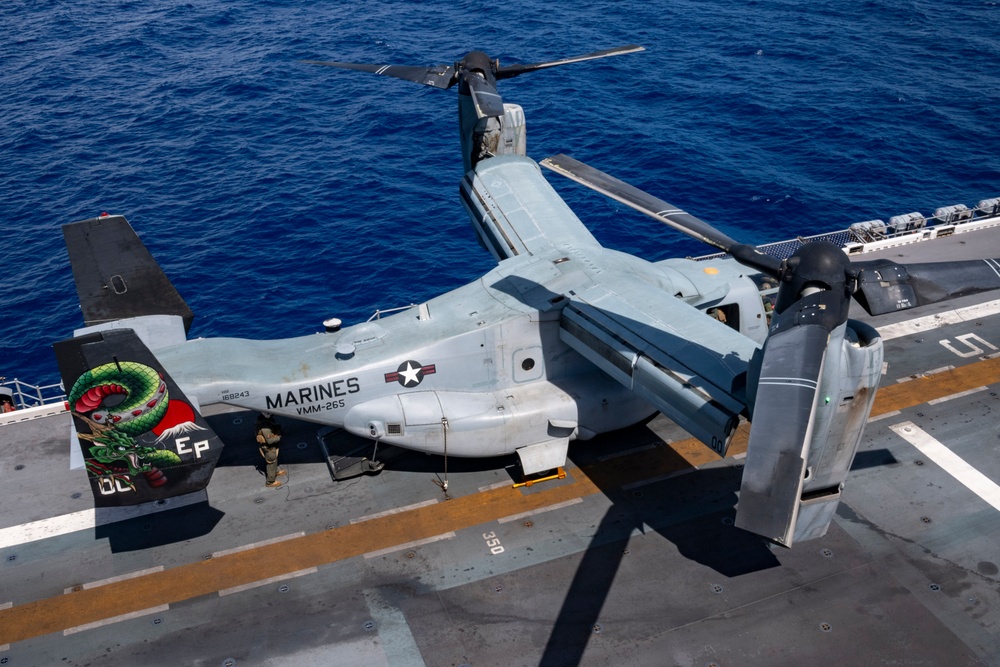 USS America (LHA 6) Conducts Flight Operations