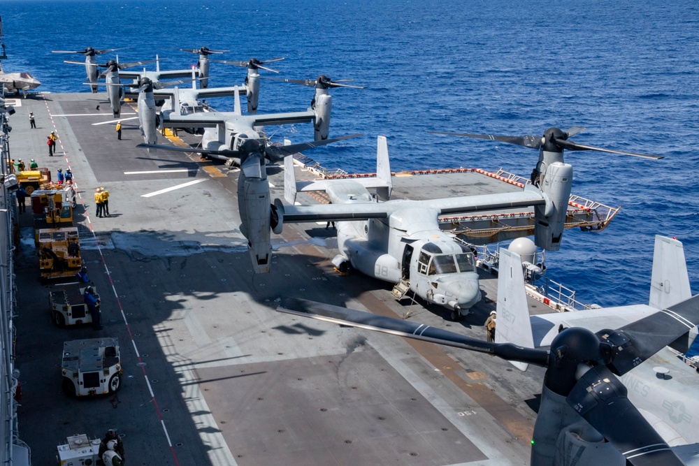 USS America (LHA 6) Conducts Flight Operations