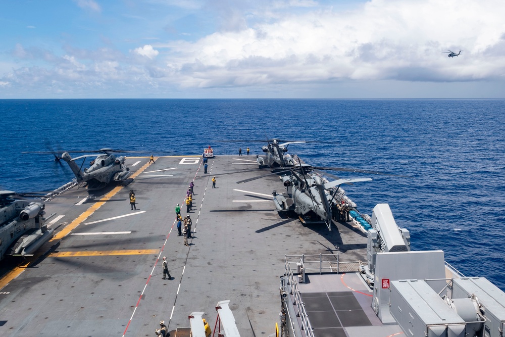 USS America (LHA 6) Conducts Flight Operations