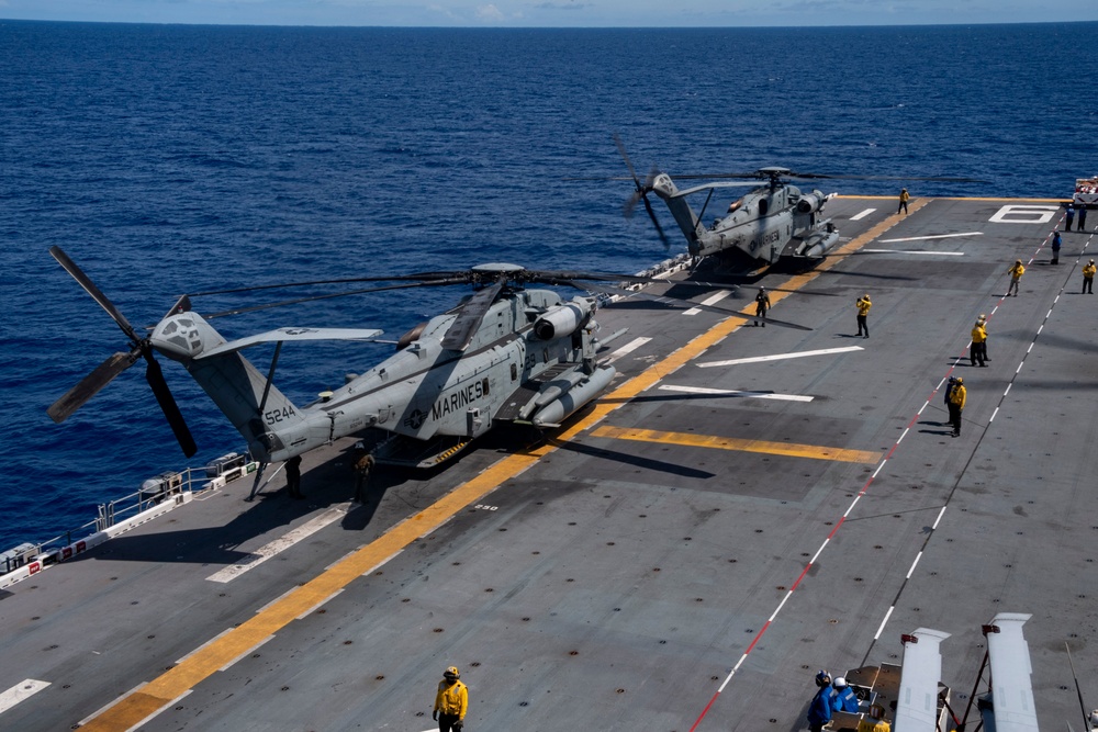 USS America (LHA 6) Conducts Flight Operations