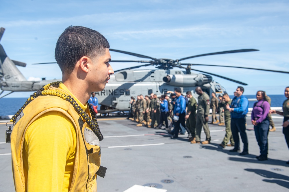 USS America (LHA 6) Conducts Flight Operations