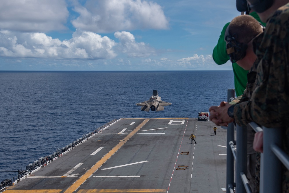 USS America (LHA 6) Conducts Flight Operations