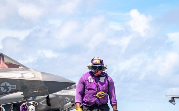 USS America (LHA 6) Conducts Flight Operations