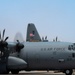 75th Expeditionary Airlift Squadron C-130 Takes Off for Mission Across Horn of Africa